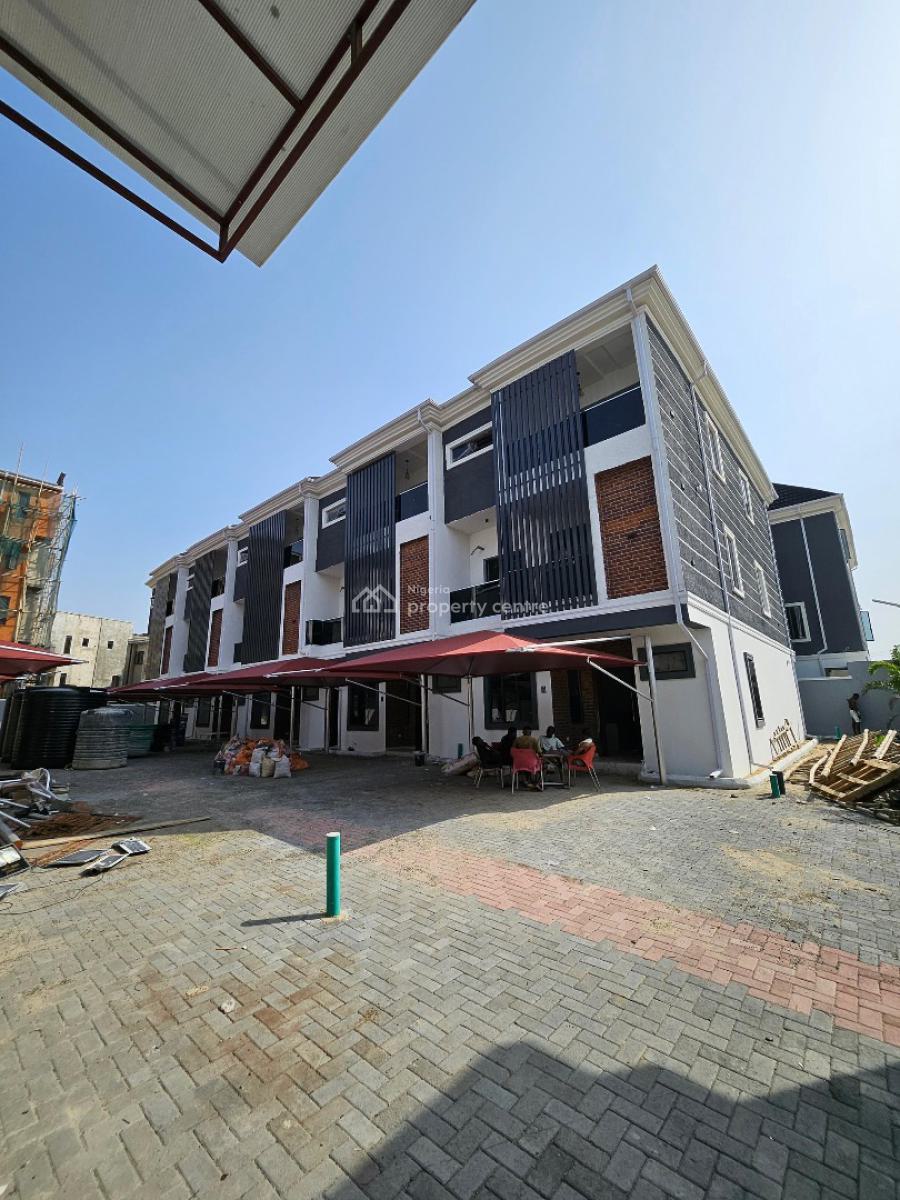 4 Bedroom Terraced Duplex with Bq, Pool, Lounge, Study Room and Gym, Ikate, Lekki, Lagos, Terraced Duplex for Sale