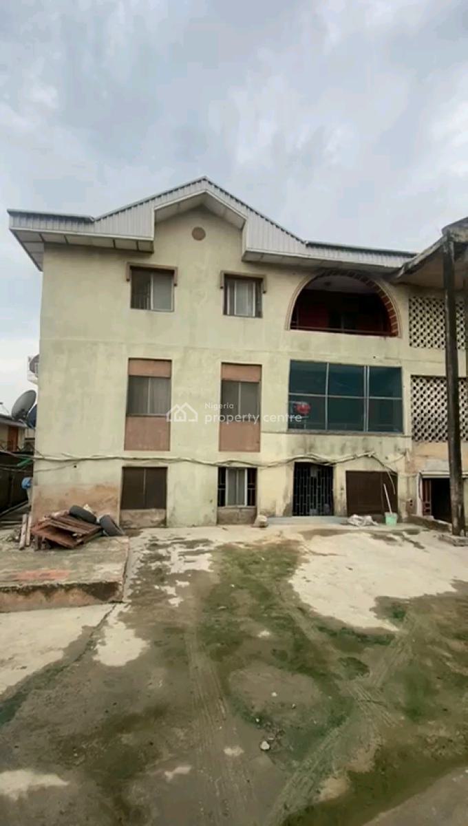a Dilapidated Storey Building Measuring 1000 Sqm, Off St Finbars College Road, Akoka, Yaba, Lagos, Block of Flats for Sale