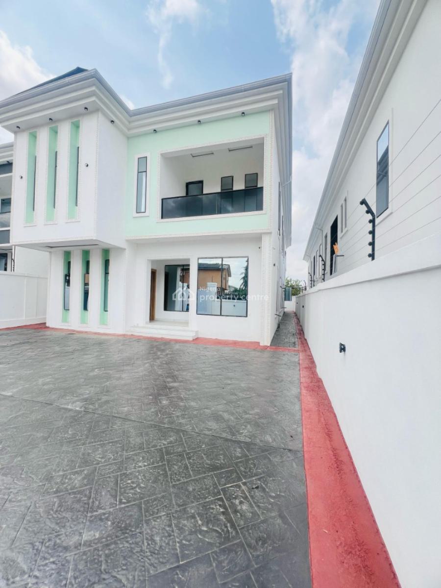 Contemporary Built 5 Bedroom Fully Detached Duplex Plus Bq in an Estate, Omole Phase 1, Ikeja, Lagos, Detached Duplex for Sale