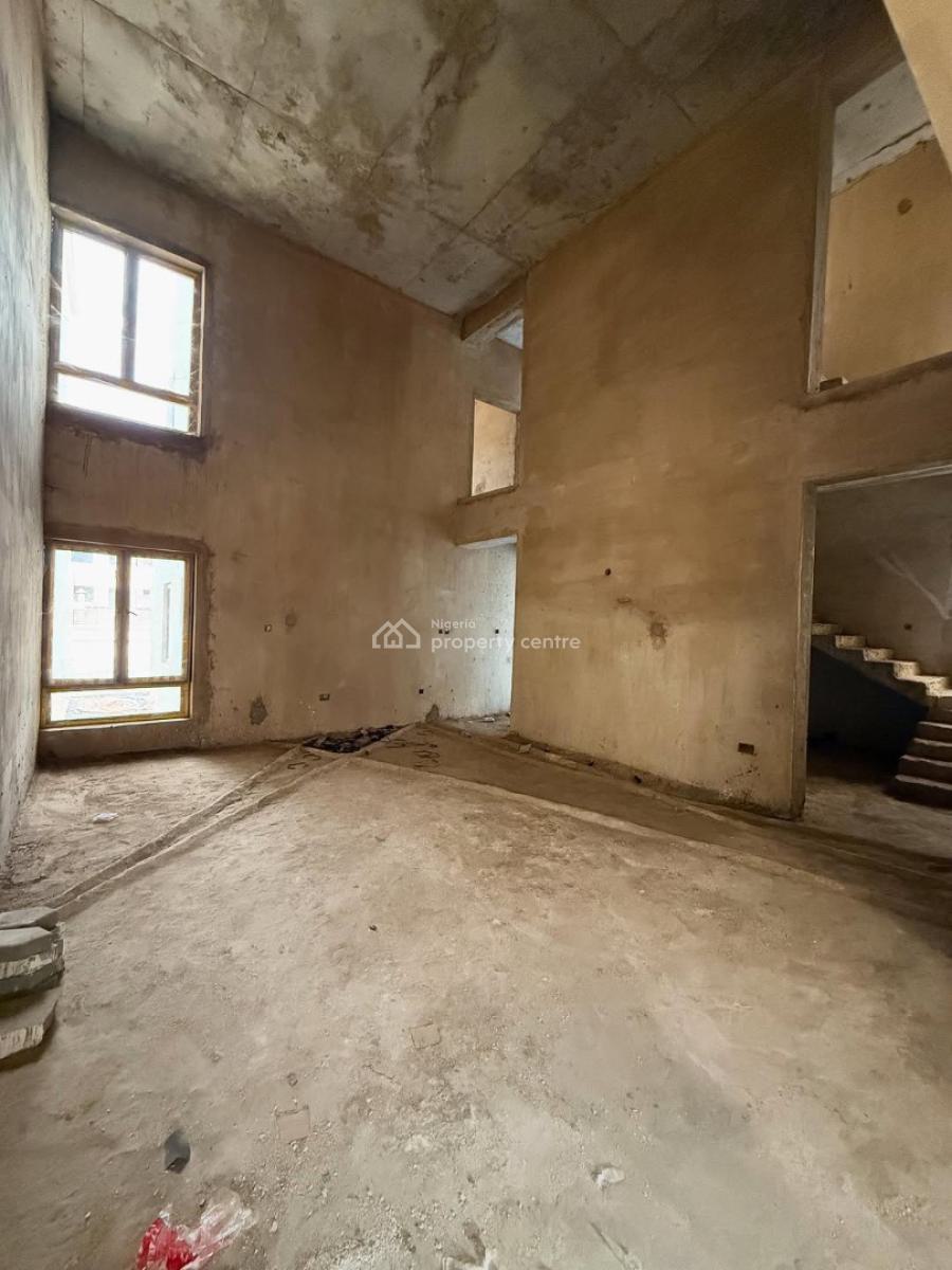 Spacious 6 Bedrooms Terraced Duplex with a Bq (semi Finished), Mabushi, Abuja, Terraced Duplex for Sale