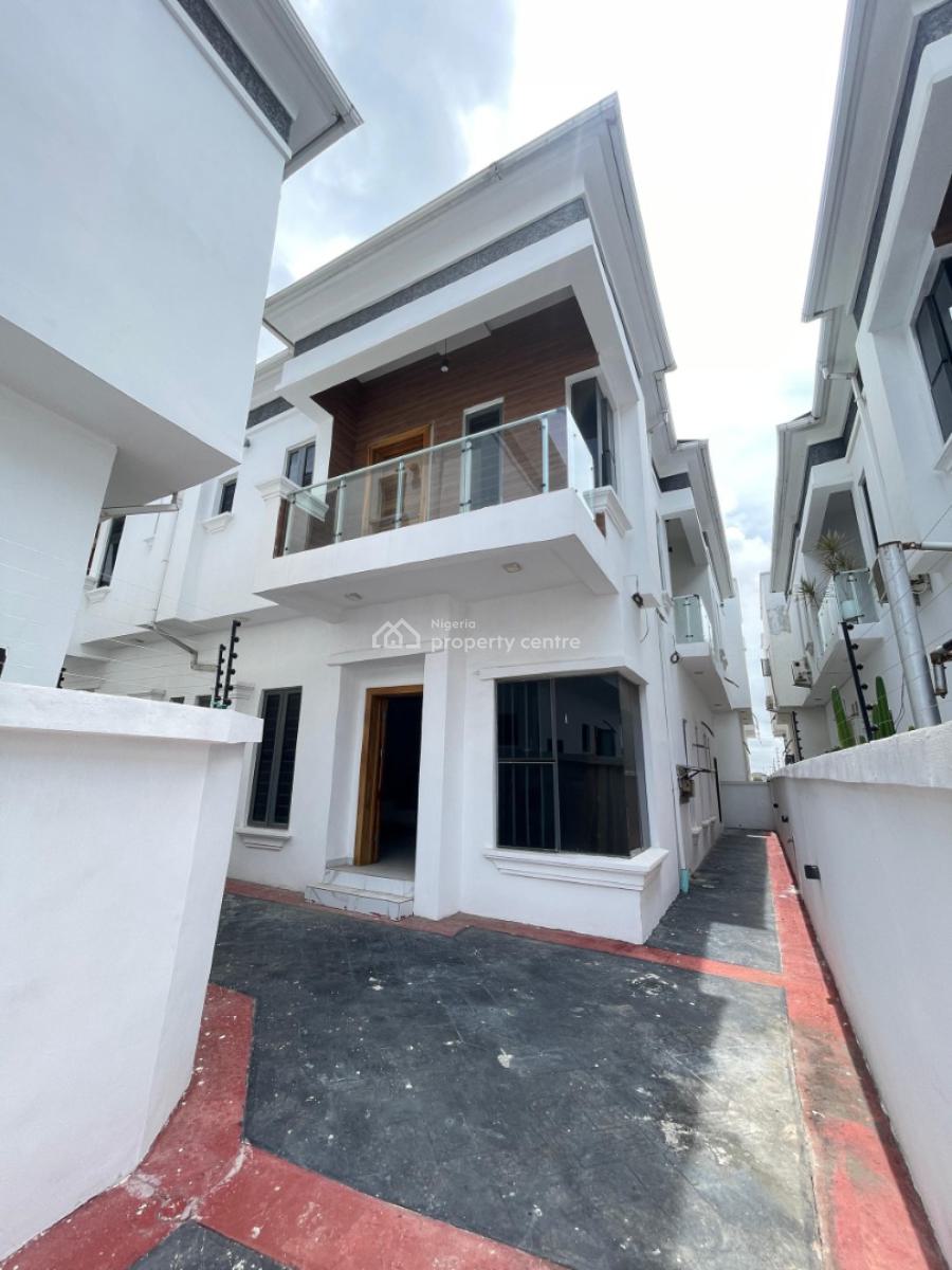 4 Bedroom Spacious Semi-detached Duplex with a Room Bq, Chevron, Lekki, Lagos, Semi-detached Duplex for Sale