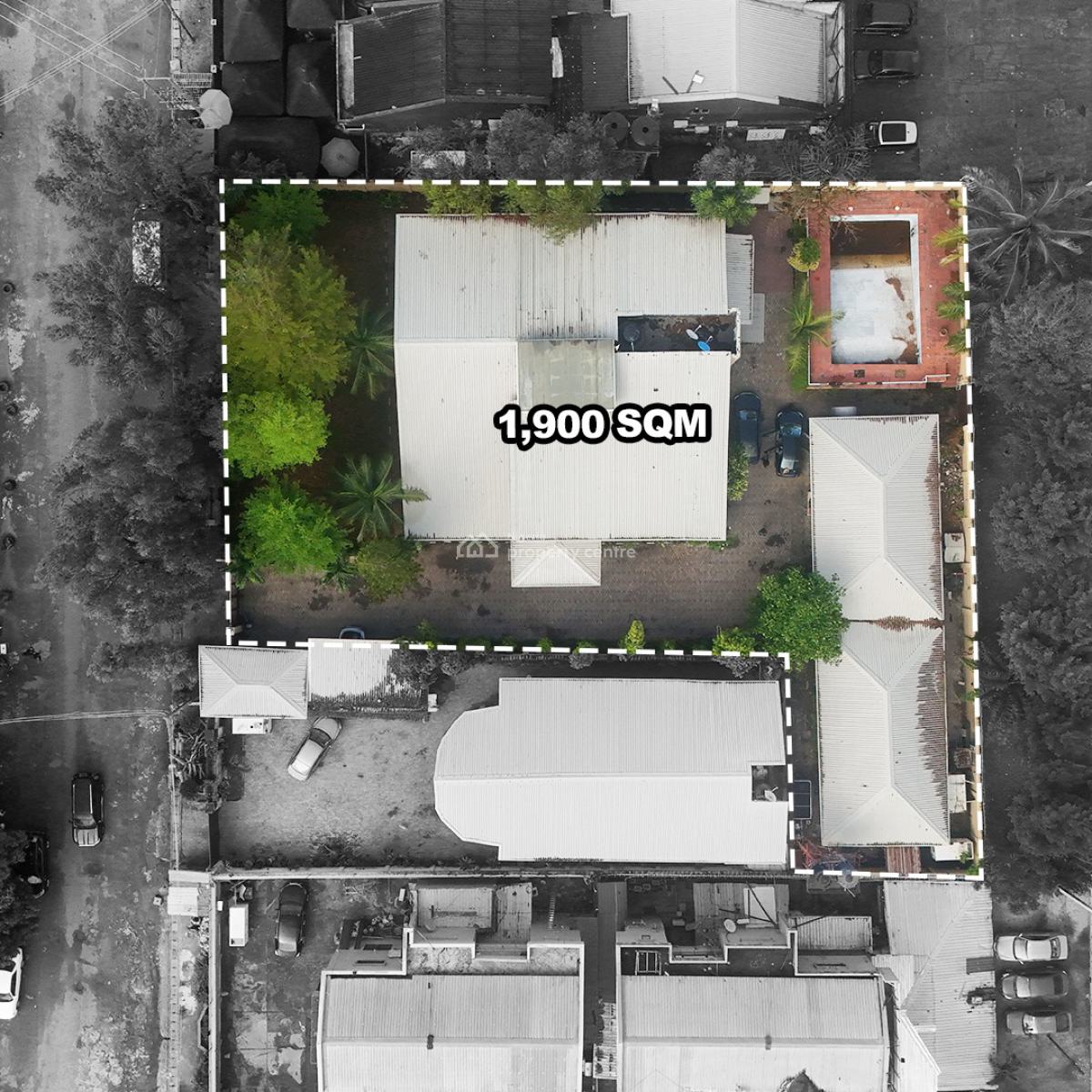 1,900 Sqm of Land (with Structure), Lekki Phase 1, Lekki, Lagos, Mixed-use Land for Sale