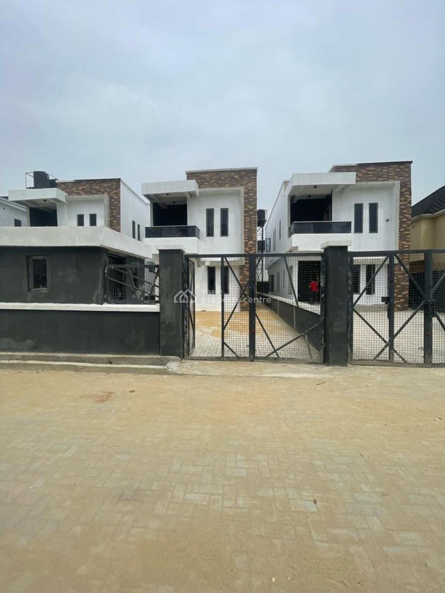 Luxury 3 Units of 4 Bedroom Detached Duplexes with Bq, Metro Homes Estate Abraham Adesanya, Ajah, Lagos, Semi-detached Duplex for Sale