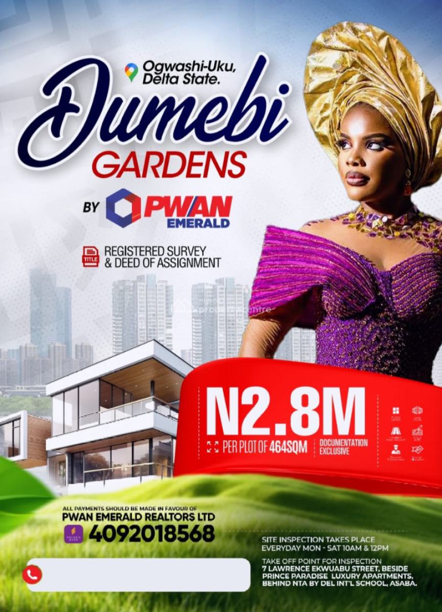 Land, Dumebi Gardens, Ogwashi-uku, Asaba, Delta, Mixed-use Land for Sale