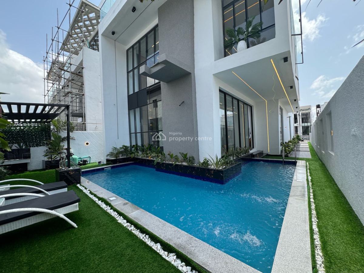 5 Bedroom Detached Duplex with Bq, Gym, Swimming Pool, Cinema, Chevron Alternative, Lekki, Lagos, Detached Duplex for Sale