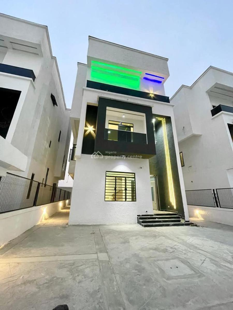 Luxurious 5 Bedroom Fully Detached with Bq, Ikate Elegushi, Lekki, Lagos, Detached Duplex for Sale