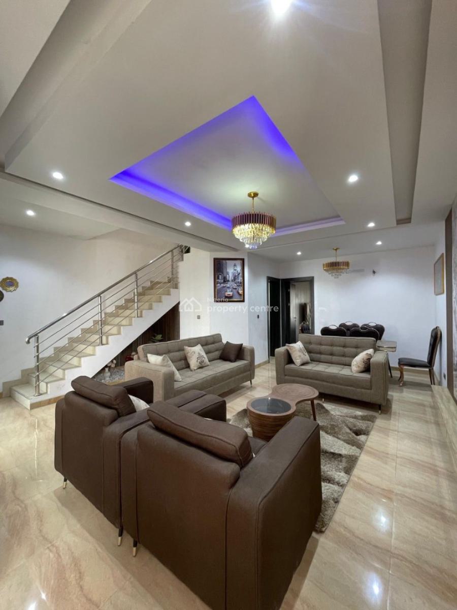 Contemporary 4 Bedroom Maisonette in a Serene Environment, Surulere, Lagos, Terraced Duplex for Sale