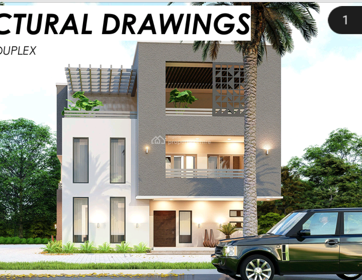 6 Bedroom Duplex Carcass with 3 Living Rooms, 2 Kitchens, 1 Room Bq, Navy Admiral Estate, Asokoro District, Abuja, Detached Duplex for Sale