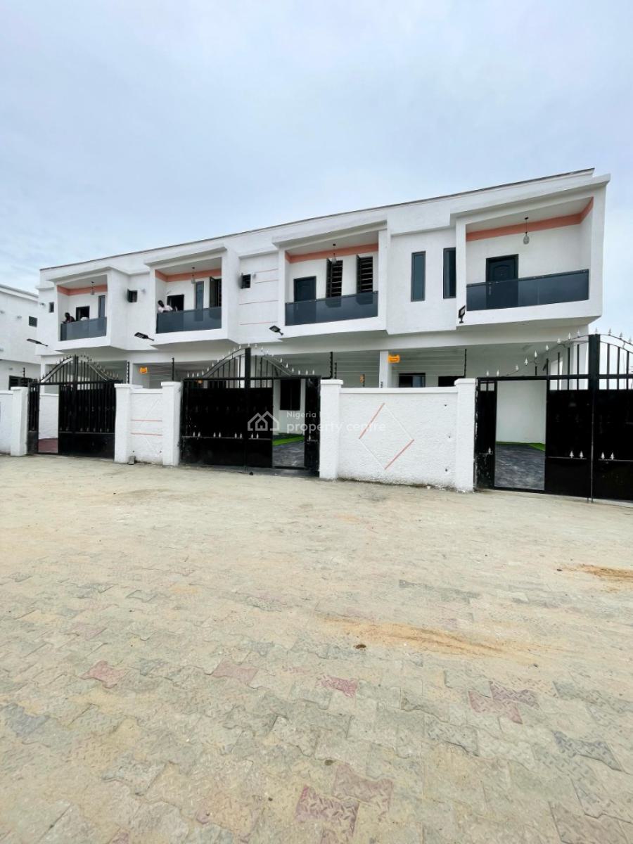 Decent Good Value 4 Bedroom Terrace Duplex with Private Compound and B, Ajah, Lagos, Terraced Duplex for Sale