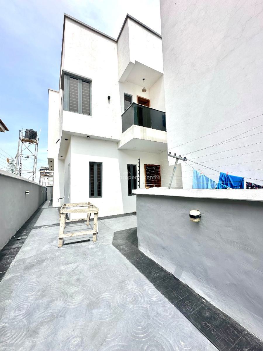 Most Affordable 4bedrooms Semi Detached Duplex with Bq, Chevron New Road, Lekki, Lagos, Semi-detached Duplex for Sale