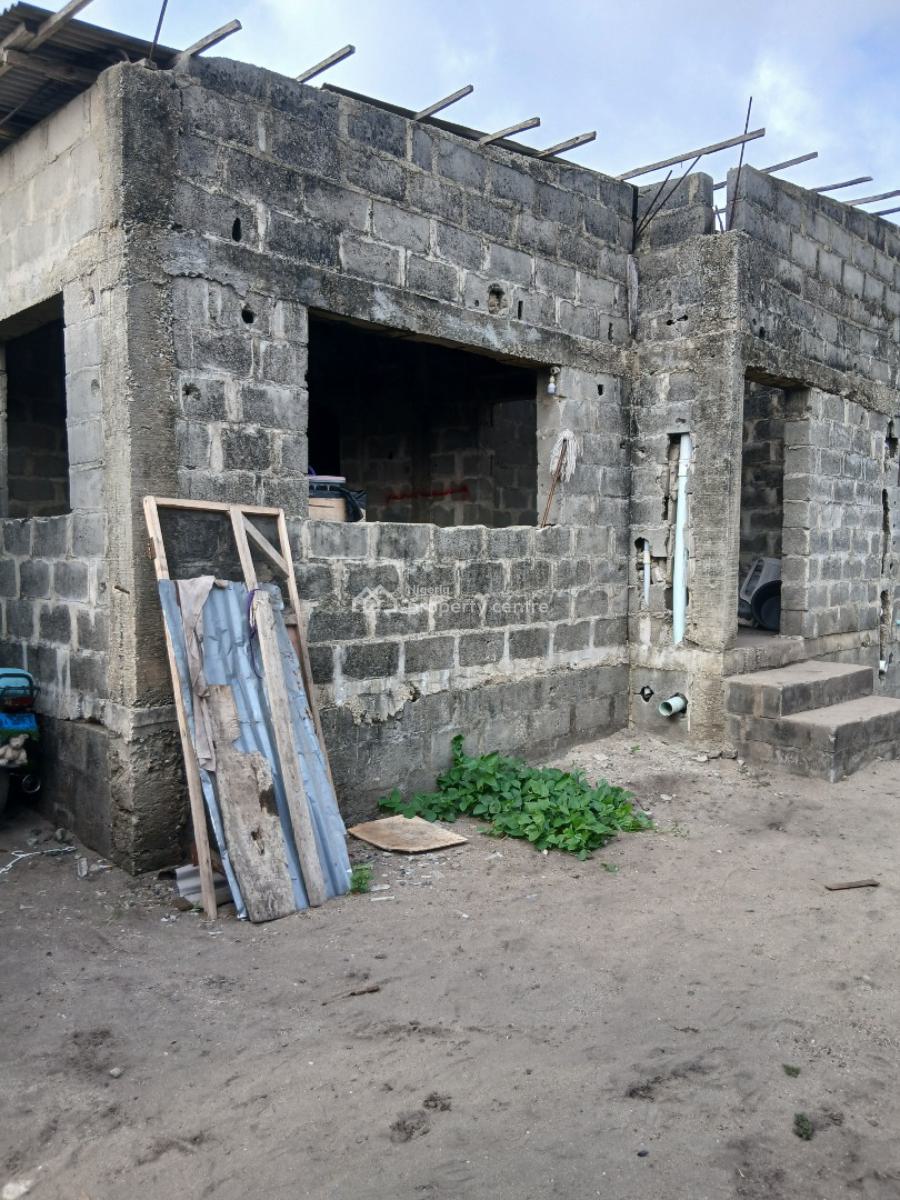 4 Bedroom Duplex with a Room and Parlour Bq 70% Completed, Okunmopo Behind Shoprite Road, Sangotedo, Ajah, Lagos, Detached Duplex for Sale
