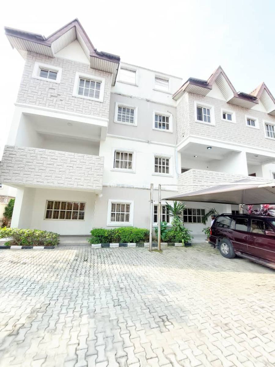 Luxury 4-bedroom Terrace Duplex with Bq and Pool, Parkview, Ikoyi, Lagos, Terraced Duplex for Rent