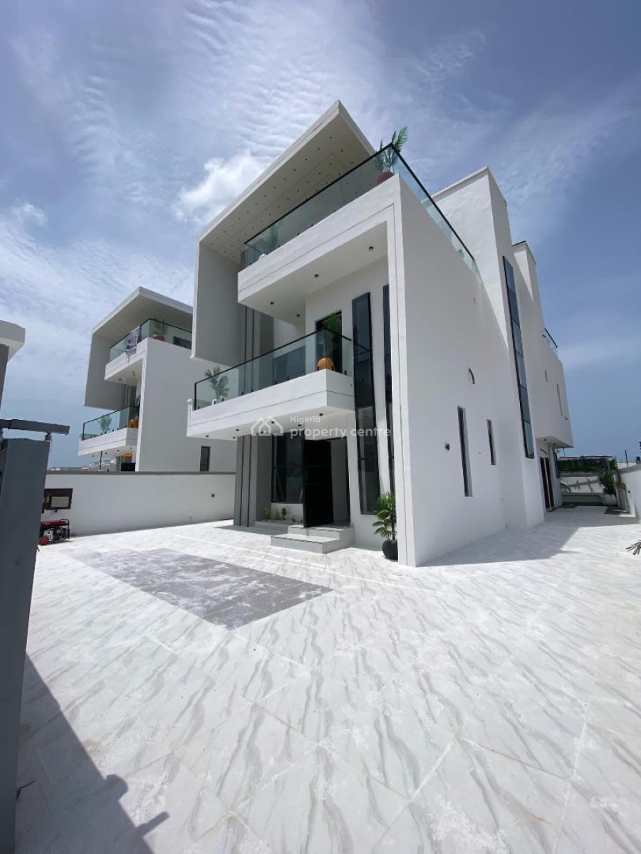 5 Bedroom Detached Duplex with Bq, Gym, Pool, Penthouse, Office, Lekki Palm City, Ajah, Lagos, Detached Duplex for Sale