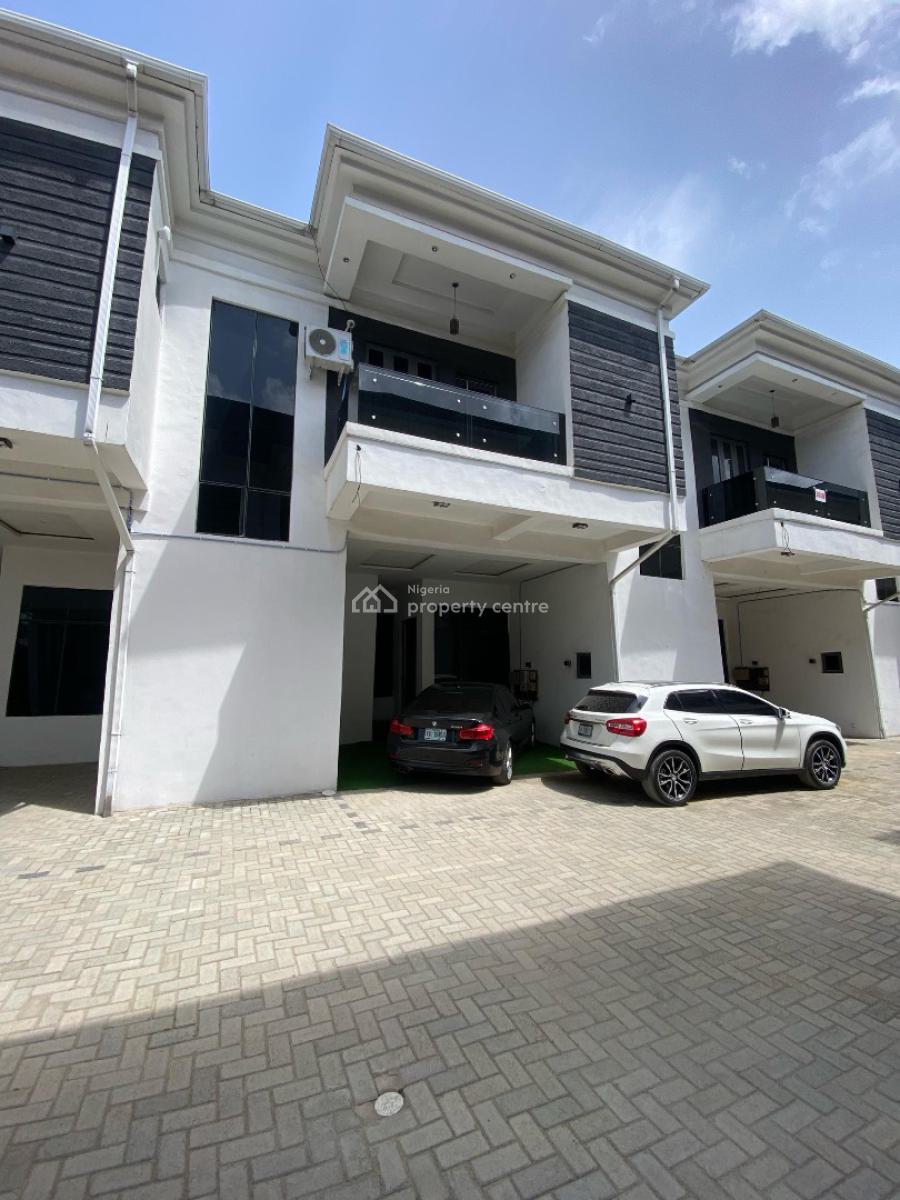 4 Bedroom Terrace Duplex with Bq, Lekki Palm City, Ajah, Lagos, Terraced Duplex for Rent