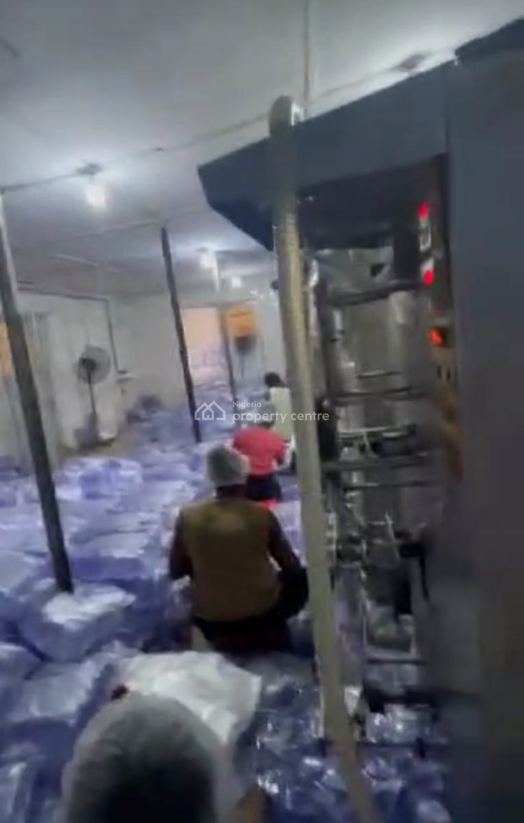Pure Water Factors Sachet Production Room Table Production Room Office, Off Salolo Bus-stop Ijaiye Alimosho Lga,, Ijaiye, Lagos, Commercial Property for Sale