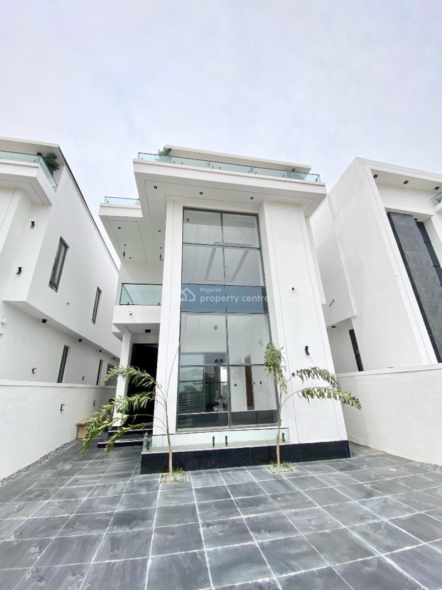Contemporary 5 Bedrooms Duplex with Pool, Office & Bq, Ajah, Lagos, House for Sale