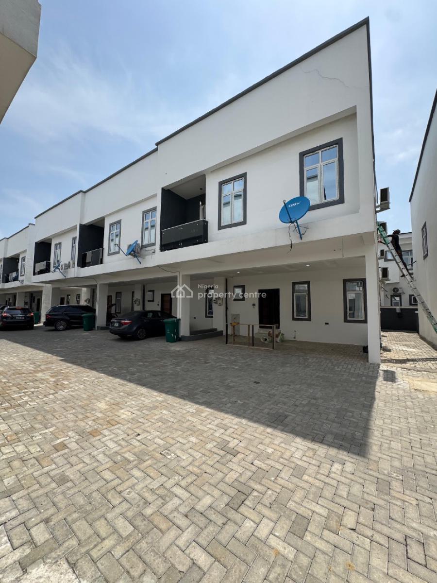 Fully  Serviced 3 Bedroom Terraced Duplex with Gym, Swwimming Pool, Chevron Toll Gate, Orchid Road, Lekki, Lagos, Terraced Duplex for Sale