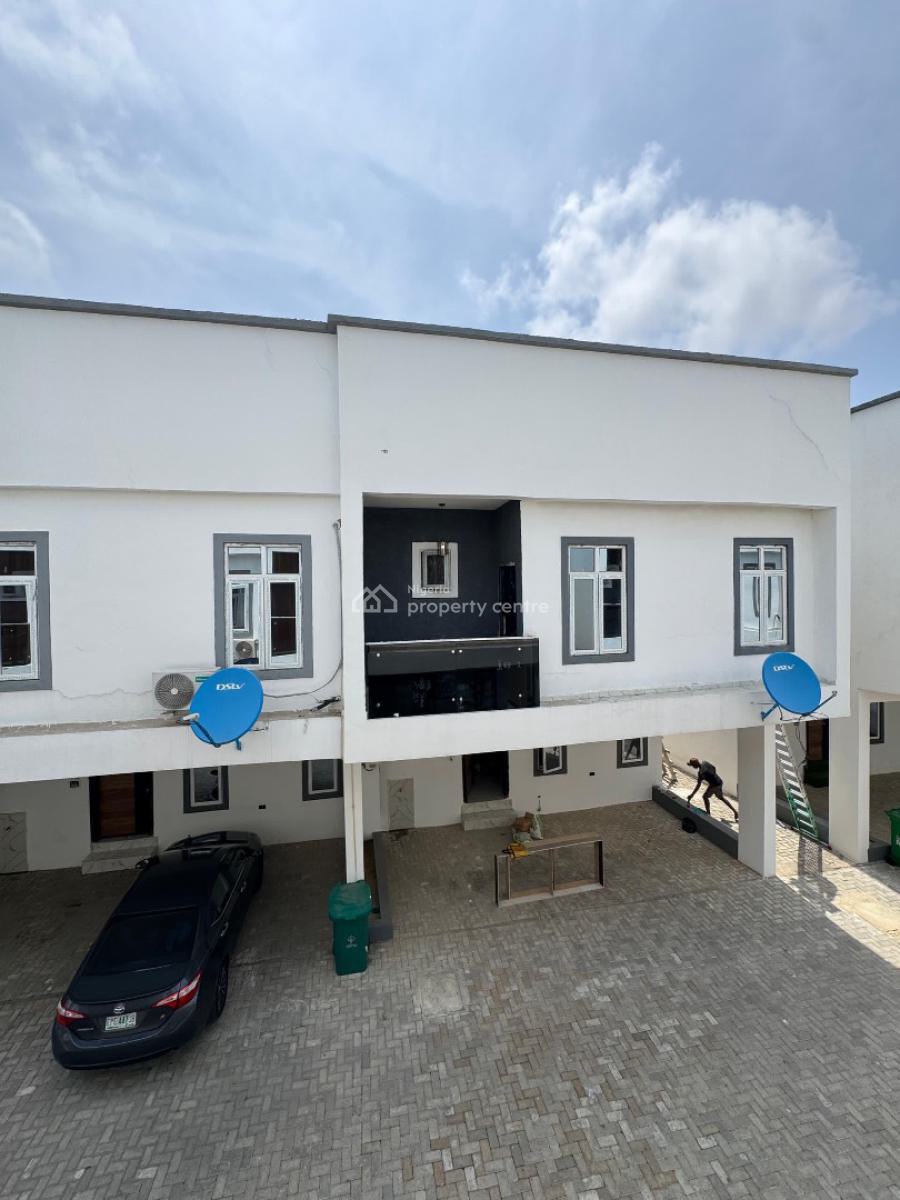 Fully  Serviced 3 Bedroom Terraced Duplex with Gym, Swwimming Pool, Chevron Toll Gate, Orchid Road, Lekki, Lagos, Terraced Duplex for Sale