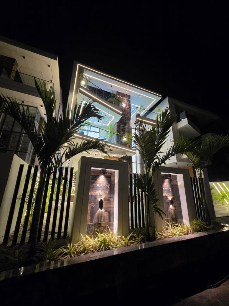 Luxurious 5 Bedroom Fully Detached Smart Duplex with Bq, Chevron, Lekki, Lagos, House for Sale