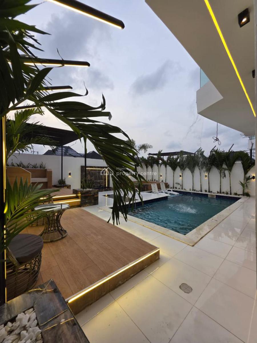 Luxurious 5 Bedroom Fully Detached Smart Duplex with Bq, Chevron, Lekki, Lagos, House for Sale