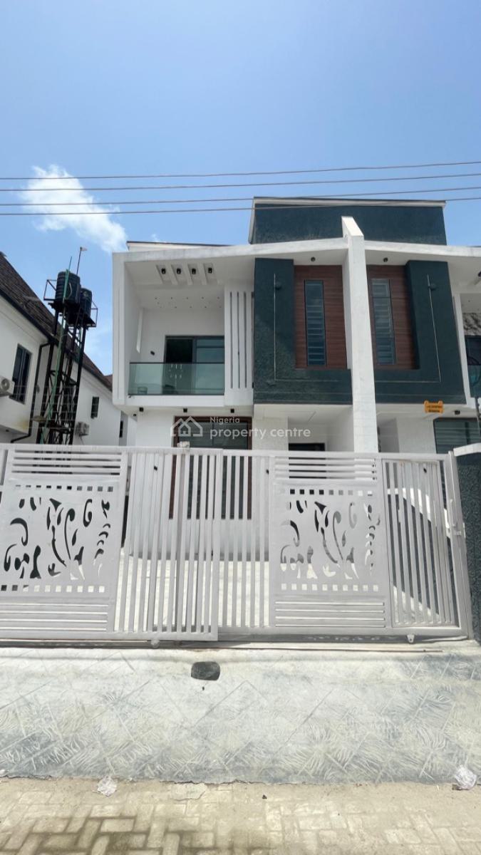 Newly Built 4 Bedroom Duplex with Bq, Study,, Ajah, Lagos, Semi-detached Duplex for Sale