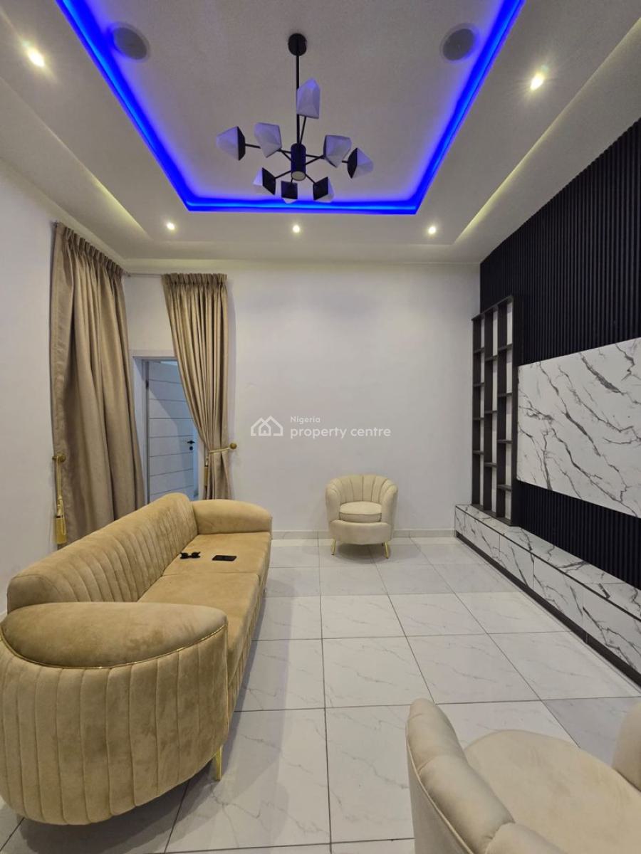 4 Bedroom Terraced Duplex with Bq and Furniture, Lekki Palm City, Ajah, Lagos, Terraced Duplex for Rent