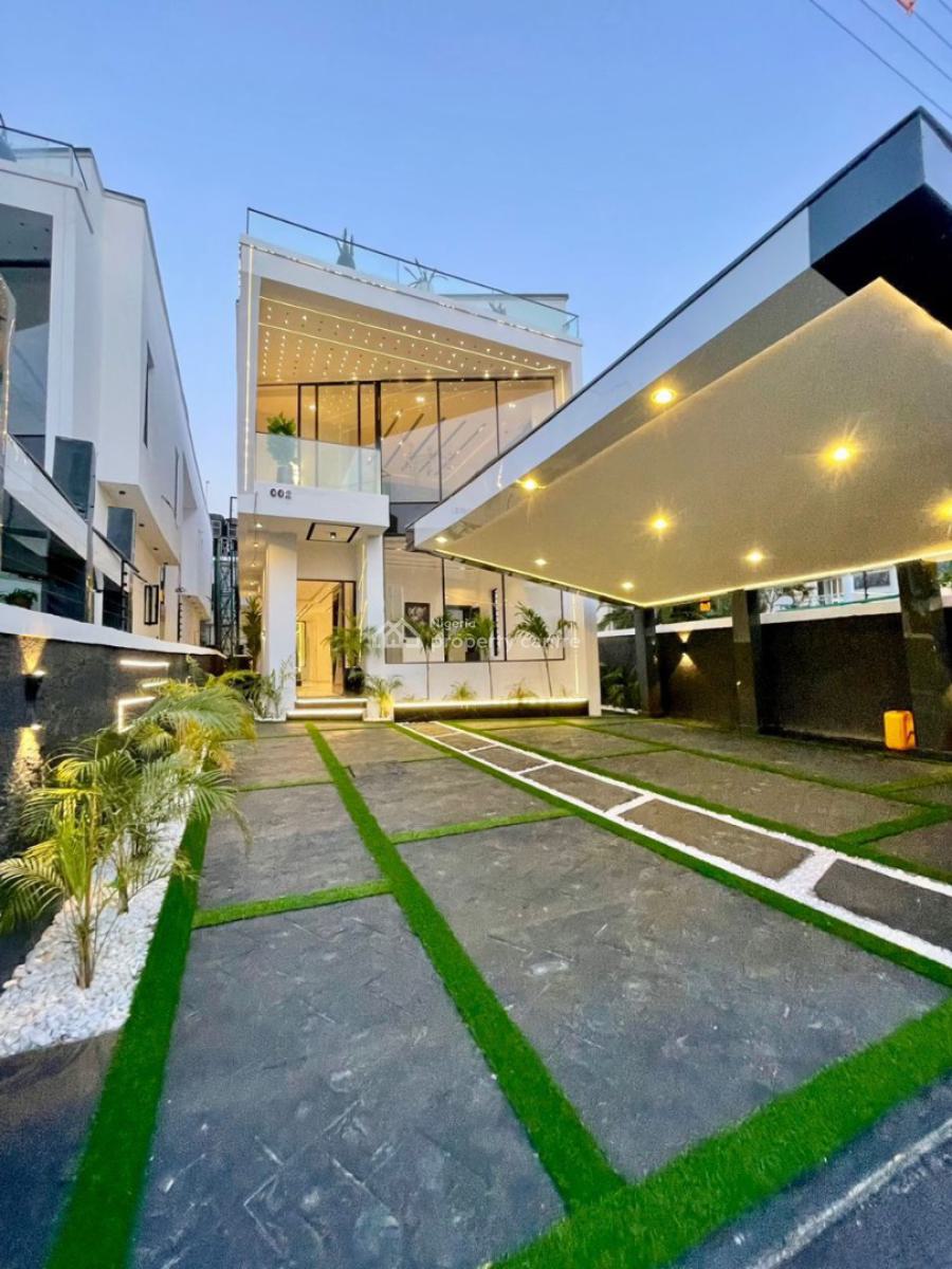 Lavishly Finished Luxury 5 Bedroom Fully Detached Home with Swimming Pool, Chevron Toll Gate, Lekki, Lagos, Detached Duplex for Sale