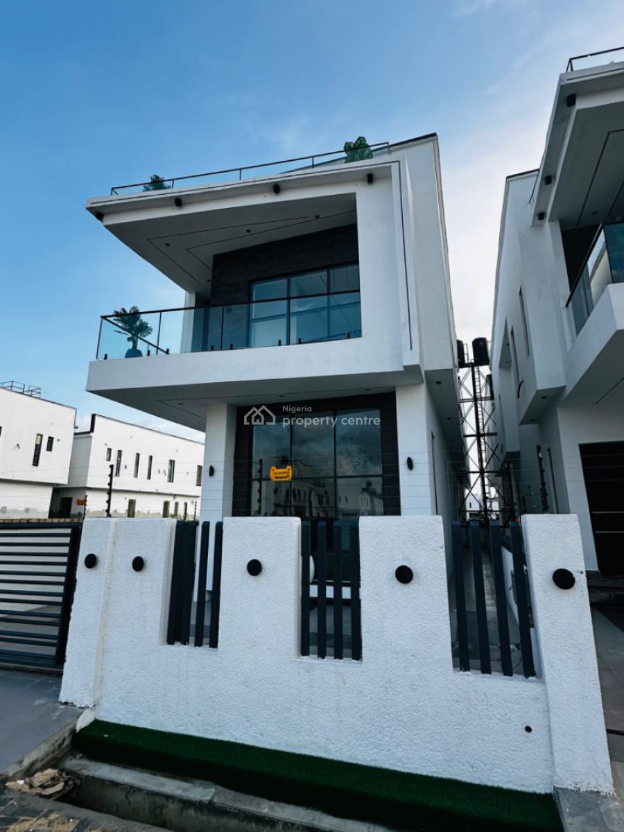 Tastefully Finished 4 Bedroom Detached Duplex with a Bq in an Estate, Lekki Palm City Estate, Ajah, Lagos, Detached Duplex for Sale