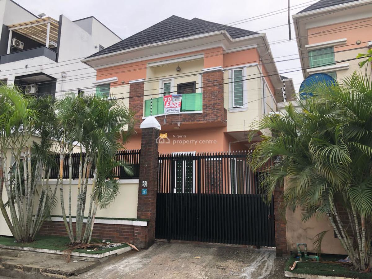 a Spacious 4 Bedroom Duplex with Bq, Osapa, Lekki, Lagos, Detached Duplex for Rent