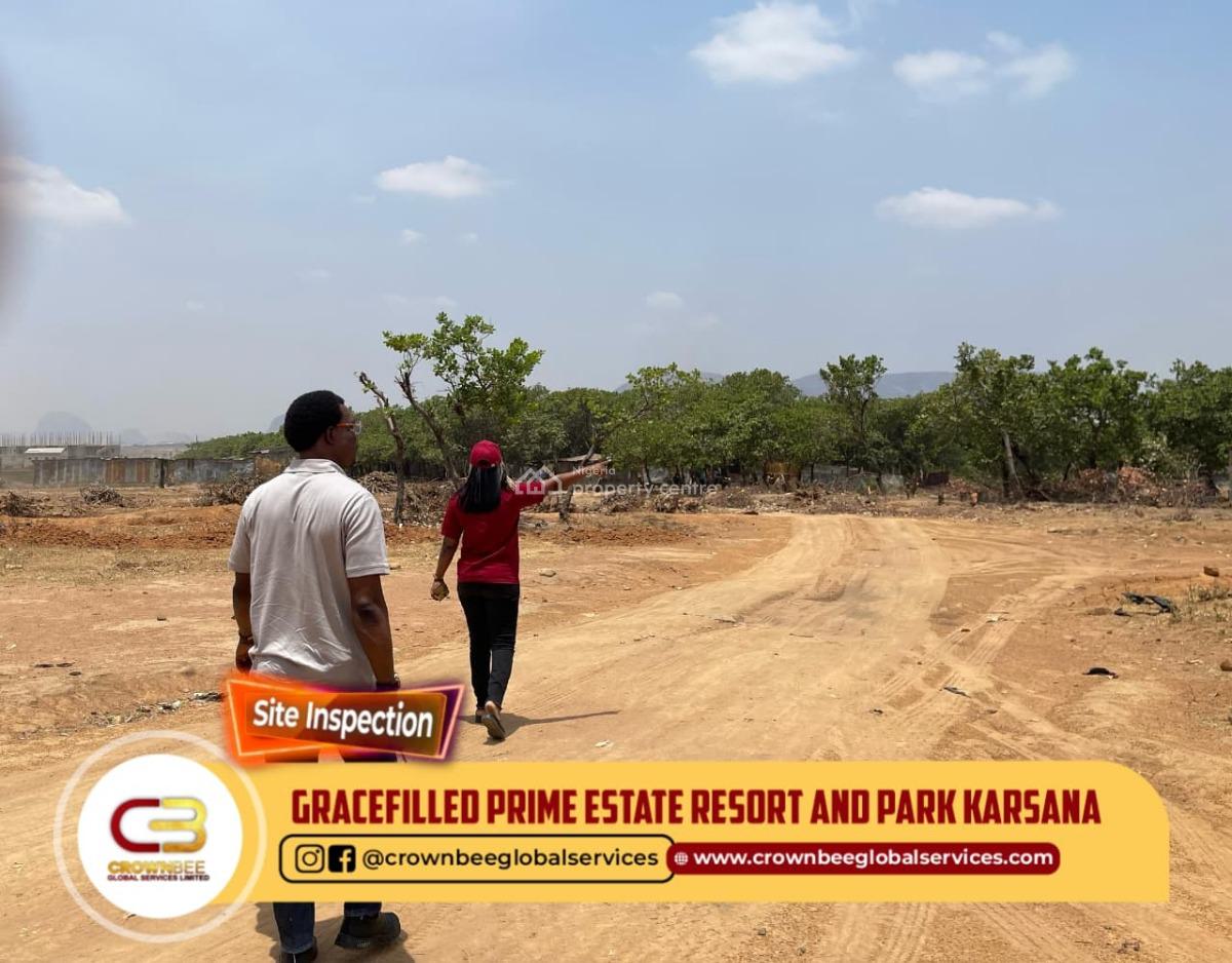 5 Bedroom Full Detached Duplex Plot, Gracefilled Prime Estate Resort and Park Karasana, Karsana East,, Karsana, Abuja, Mixed-use Land for Sale