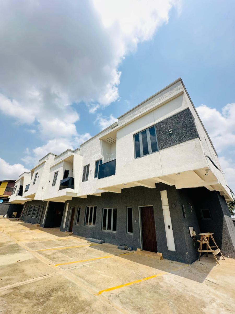 Lovely Newly Built 4 Bedroom Terraced Duplex with Bq in a Secured Estate., Gra Phase 1, Magodo, Lagos, Terraced Duplex for Sale