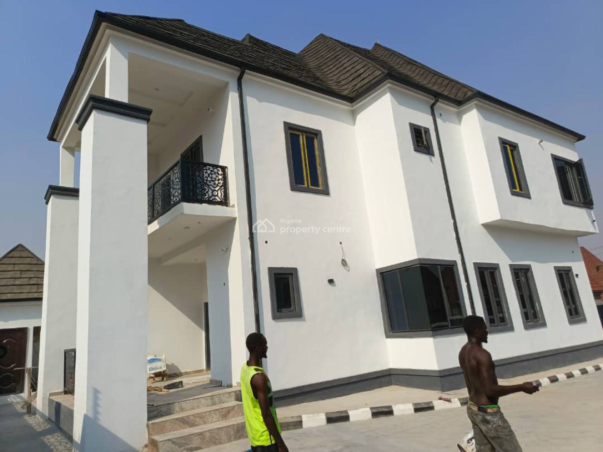 Luxury Brand New 5 Bedroom Fully Detached Duplex House with B.q, Von Road, Lugbe District, Abuja, Detached Duplex for Sale