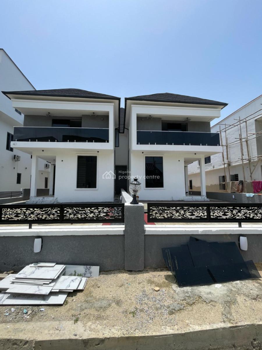 5 Bedroom Semi Detached Duplex with Bq, Swimming Pool, Lekki, Lagos, Semi-detached Duplex for Sale