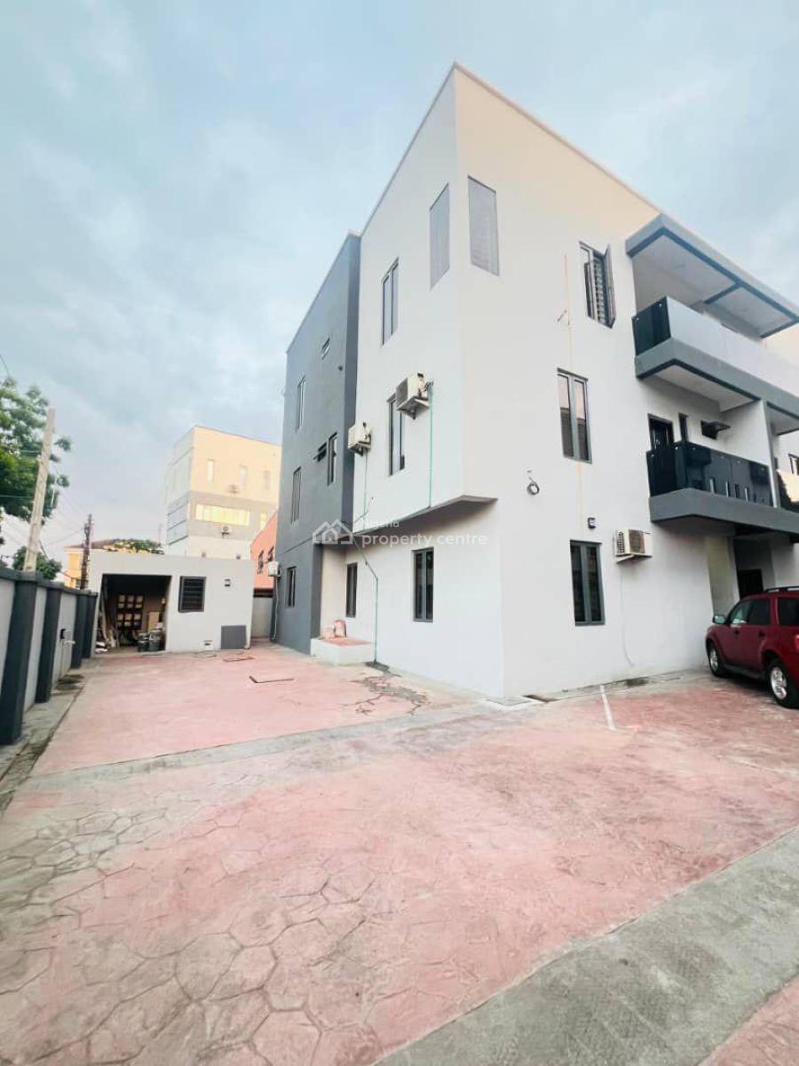Well Built 4 Bedroom Terraced Duplexes with Bq, Shonibare Estate, Maryland, Lagos, Terraced Duplex for Sale
