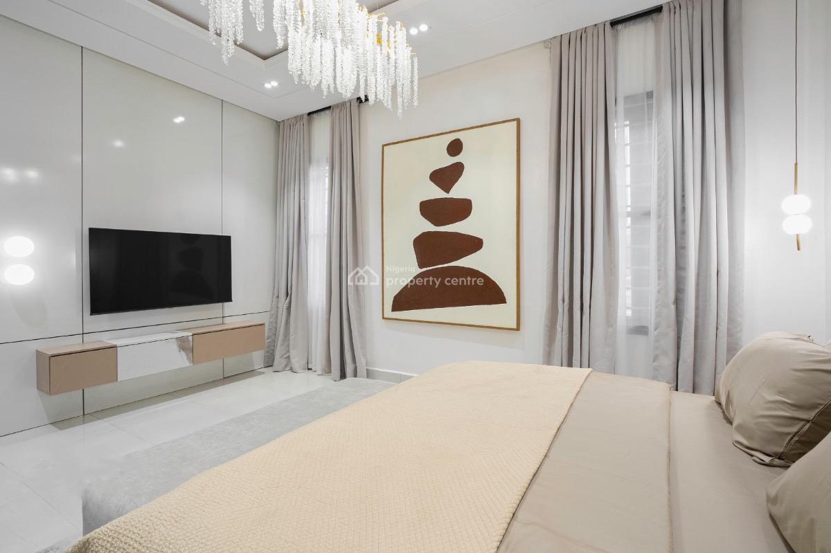 Luxurious 3 Bedroom Apartment with a Bq in an Estate with Pool and Gym, Atlantis Estate, Ologolo, Lekki, Lagos, Flat / Apartment for Rent