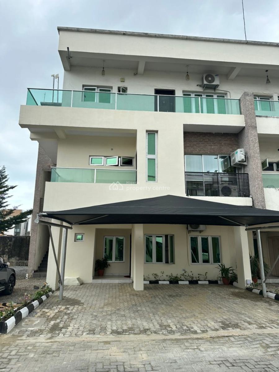 Superb 3 Bedrooms Terraced Duplex, Paradise Estate, Chevron, Lekki, Lagos, Terraced Duplex Short Let