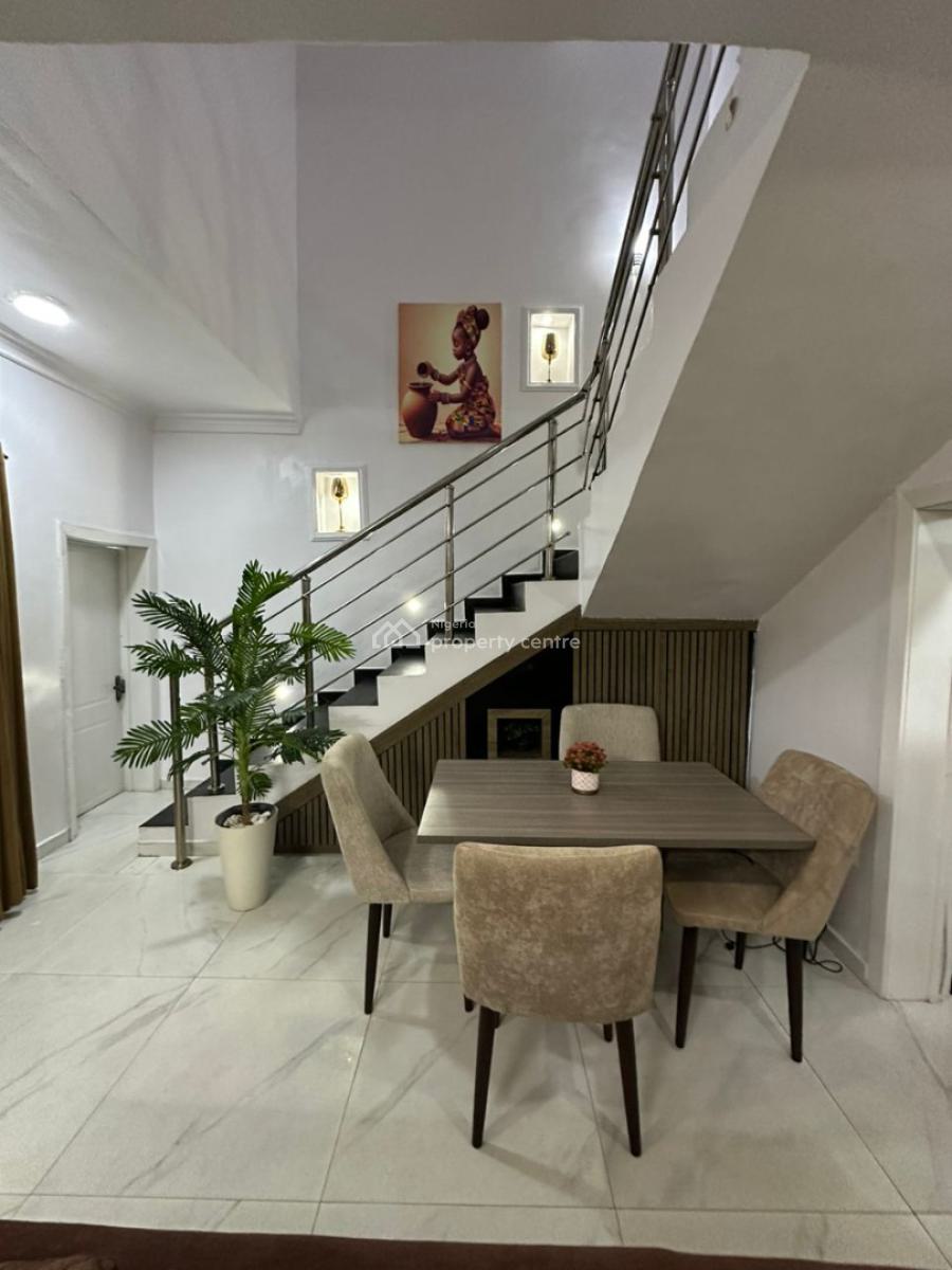 Superb 3 Bedrooms Terraced Duplex, Paradise Estate, Chevron, Lekki, Lagos, Terraced Duplex Short Let