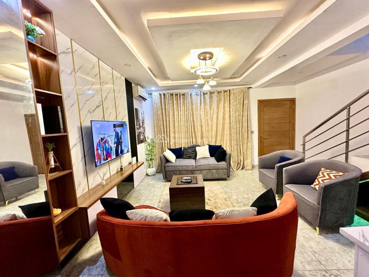 Luxury Fully Furnished, Serviced 2 Bedroom Terrace Duplex, Ikate Elegushi, Lekki, Lagos, Terraced Duplex for Rent