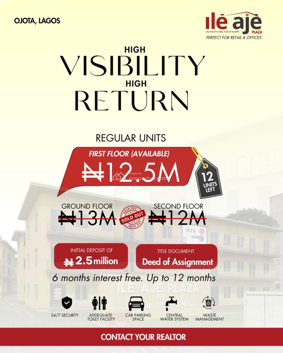 Shop Space, Ojota, Lagos, Shop for Sale