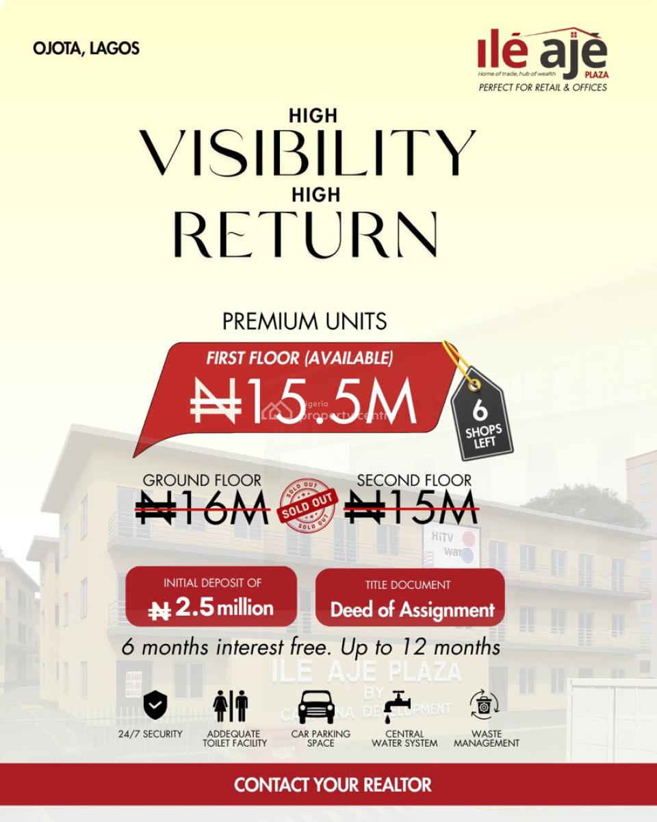 Shop Space, Ojota, Lagos, Shop for Sale