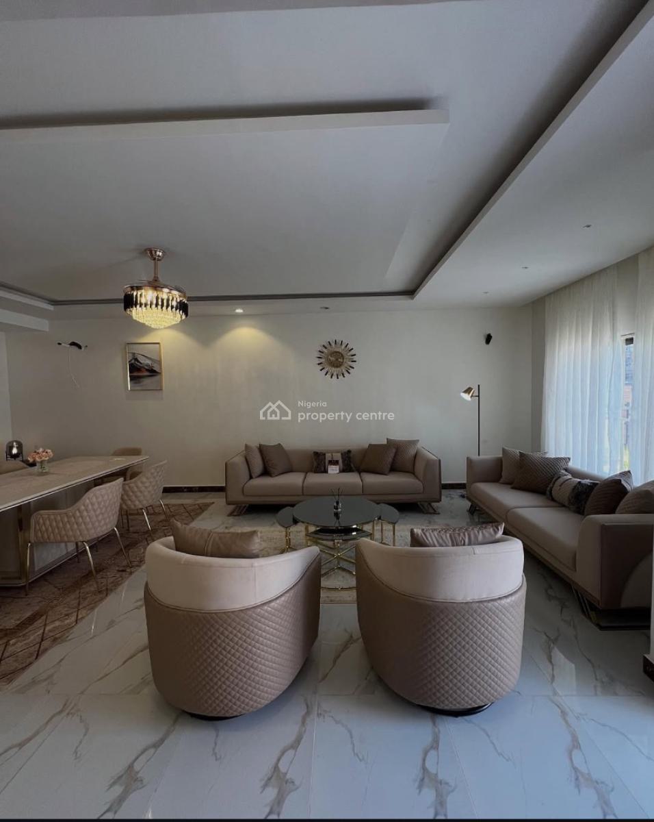 Brand New 5 Bedroom Spacious Terrace Duplex 1 Room Bq, Jahi, Abuja, Terraced Duplex for Sale