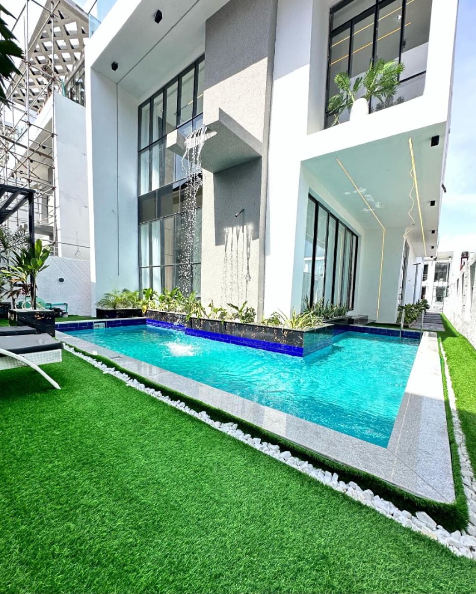 Elegant 5 Bedroom Fully Detached Duplex with Bq, Cinema, Gym,pool, Within a Call to Access Estate, Chevron Drive, Lekki, Lagos, Detached Duplex for Sale