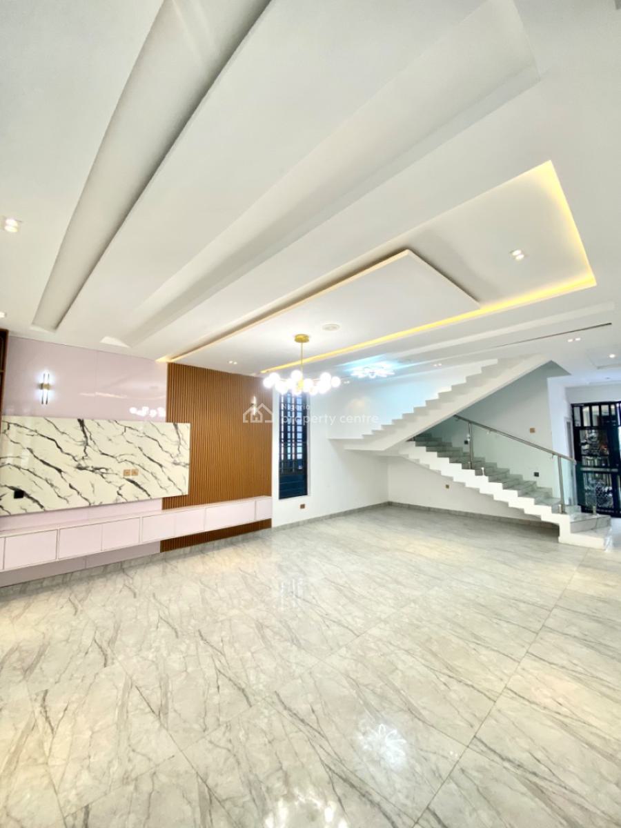 Contemporary 5-bedroom Fully Detached Duplex with Bq, Osapa, Lekki, Lagos, House for Sale