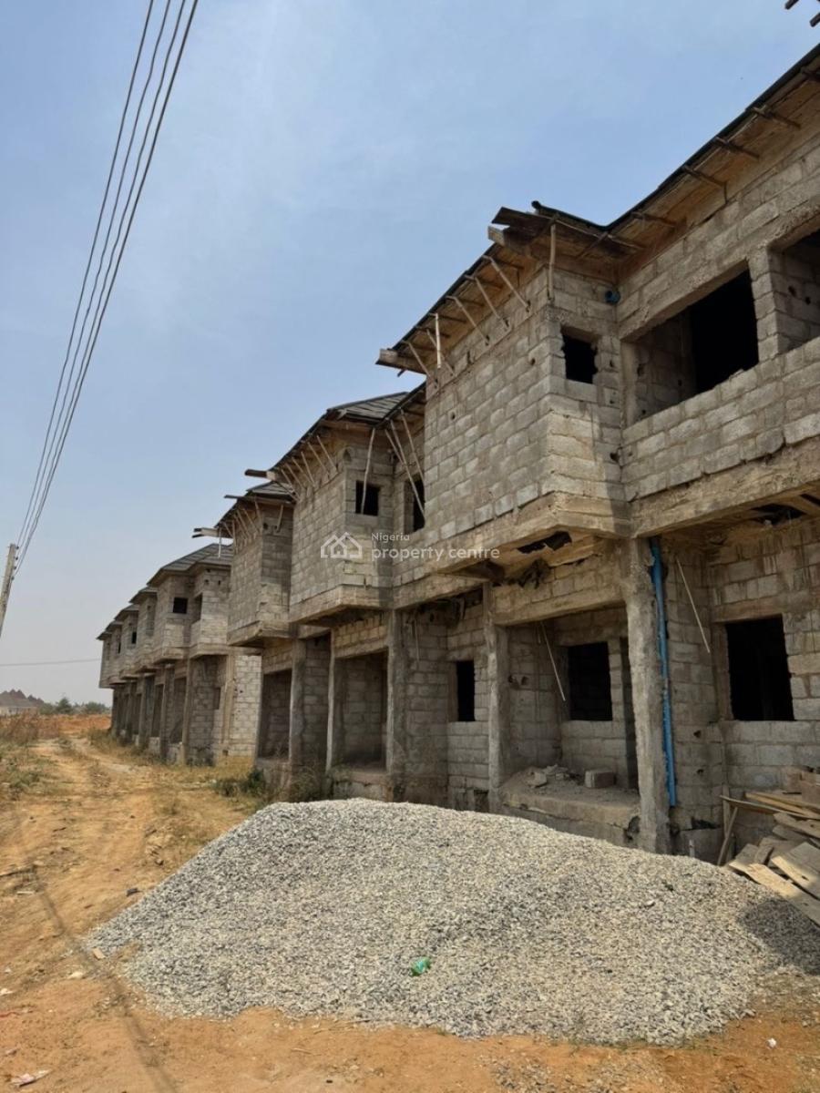 Affordable 3 Bedroom Terrace Duplex Carcass : Payment Plan Available, Life Camp, Abuja, Terraced Duplex for Sale