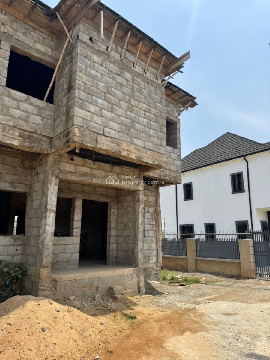 Affordable 3 Bedroom Terrace Duplex Carcass : Payment Plan Available, Life Camp, Abuja, Terraced Duplex for Sale