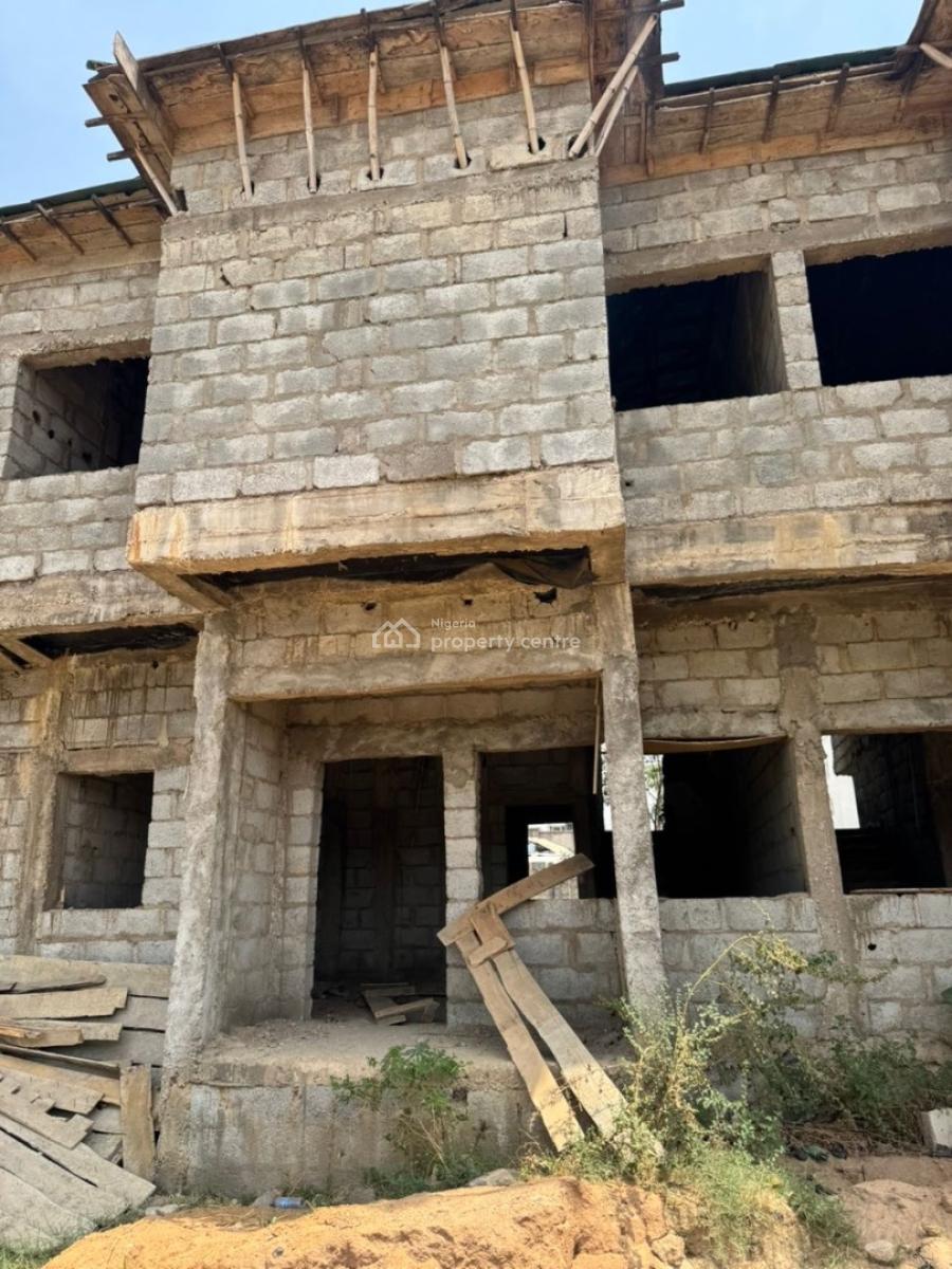 Affordable 3 Bedroom Terrace Duplex Carcass : Payment Plan Available, Life Camp, Abuja, Terraced Duplex for Sale