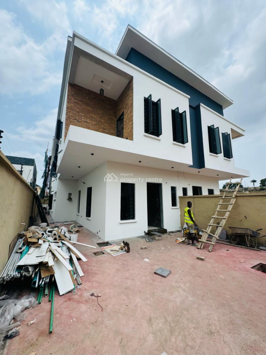Newly Built 4 Bedroom Semi Detached Duplex with Bq in a Secured Est, Ogudu, Lagos, Semi-detached Duplex for Sale