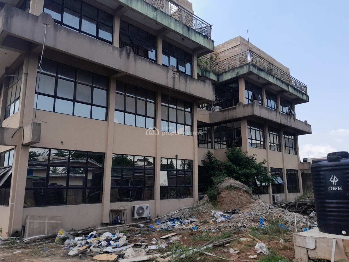 Convertable Commercial Property of 4large Halls on 150ft By 200ft Land, Ihama Road, Off Adesuwa Road Gra, Benin, Oredo, Edo, Plaza / Complex / Mall for Sale