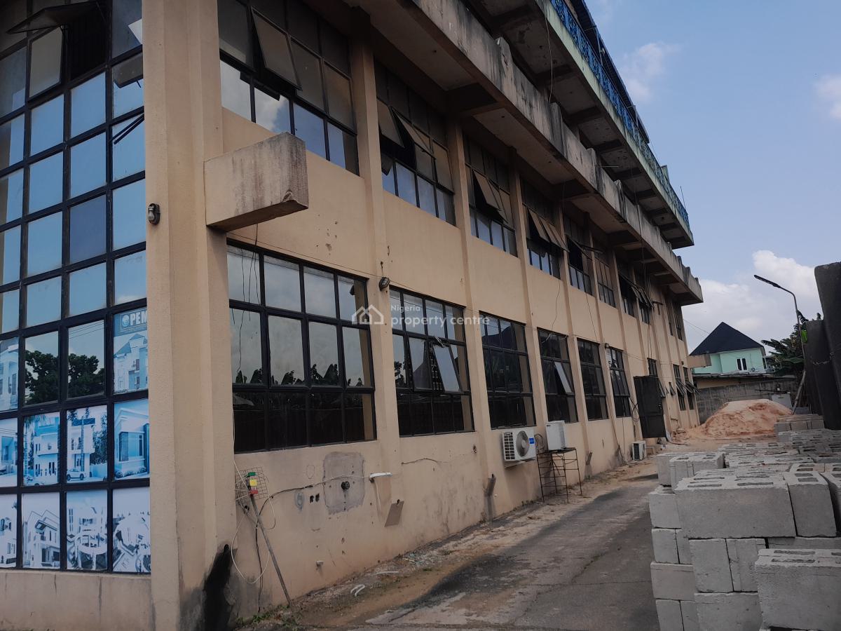 Convertable Commercial Property of 4large Halls on 150ft By 200ft Land, Ihama Road, Off Adesuwa Road Gra, Benin, Oredo, Edo, Plaza / Complex / Mall for Sale