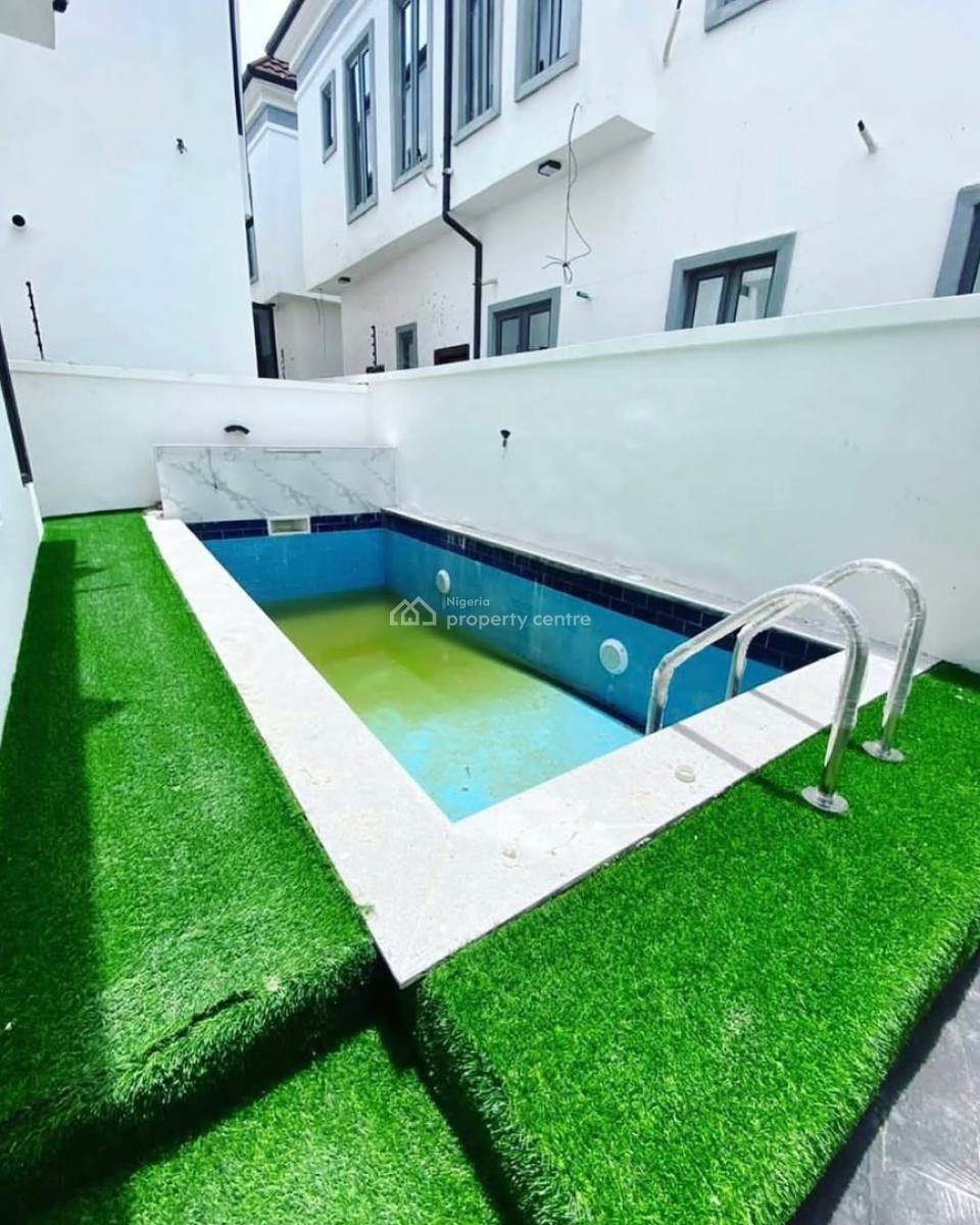 5 Bedroom Fully Detached Duplex with Bq and Pool, Orchid Road, Chevron, Lekki, Lagos, Detached Duplex for Rent